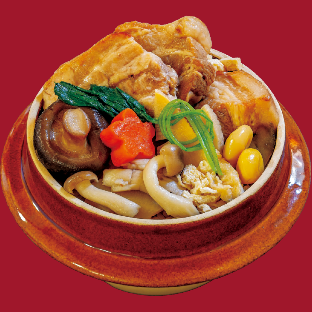 ふくいポーク 豚角煮釜めし